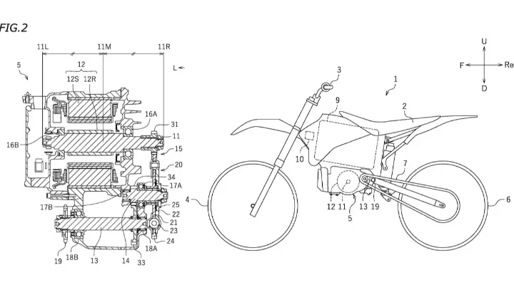 Yamaha Unveils All-Electric Dirt Bike in New Patent Filings